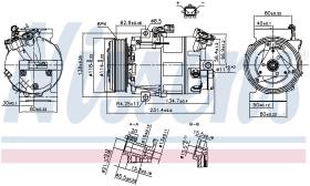 Nissens 890297 - COMPRESOR NISSAN QASHQAI(J10)(07-)2