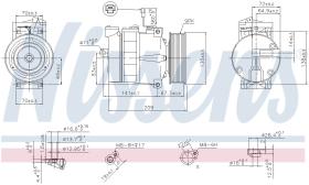 Nissens 89030 - COMPR MB V.I. ACTROS MP2 (03>)