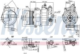 Nissens 890304 - COMPRESOR MERCEDES E-CLASS W 207(09