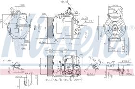 Nissens 890322 - COMPR MB W203/S203/CLK 209 (PK7)