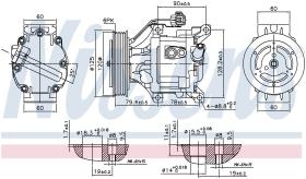 Nissens 890323 - COMPRESOR TOYOTA COROLLA(E12#.E13#)