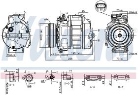 Nissens 890329 - COMPR BMW X5 E70/X6 E71