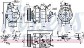 Nissens 890337 - COMPRESOR VOLKSWAGEN JETTA IV(162.1