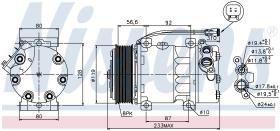 Nissens 89035 - COMPRESOR SCANIA 4-SERIES(95-) P 94