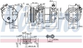 Nissens 890354 - COMPRESOR VAUXHALL VECTRA C(02-)2.8