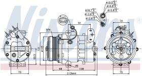 Nissens 89037 - COMPRESOR VAUXHALL ASTRA G(98-)1.6