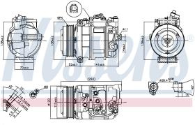 Nissens 890379 - COMPRESOR MERCEDES E-CLASS W 207(09