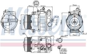 Nissens 89039 - COMPRESOR MERCEDES SL-CLASS W 231(1