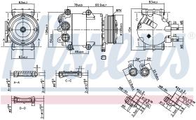 Nissens 890392 - COMPR FORD FIESTA VI/FOCUS III