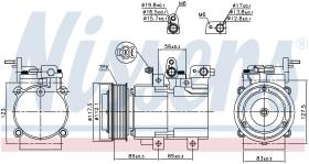 Nissens 890395 - COMPRESOR KIA SORENTO I(BL)(02-)2.5