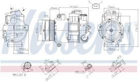 Nissens 890412 - COMPRESOR VOLKSWAGEN CRAFTER(2E.2F)