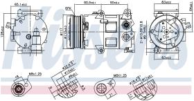 Nissens 890418 - COMPRESOR FORD TRANSIT/TOURNEO CONN