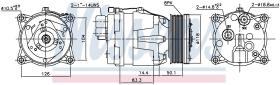 Nissens 89048 - COMPRESOR SEAT IBIZA II(6K)(93-)1.0