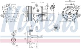 Nissens 89053 - COMPR PSA