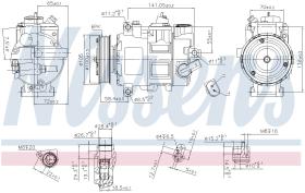 Nissens 890550 - COMPRESOR VOLKSWAGEN AMAROK(2H)(10-