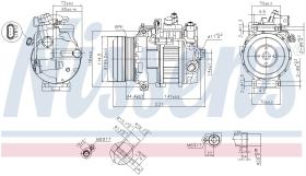 Nissens 890552 - COMPRESOR MERCEDES E-CLASS W 207(09