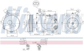 Nissens 890562 - COMPR HYUNDAI I40(VF)(11-)1.7 C