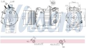 Nissens 890585 - COMPR LAND ROVER/JAGUAR