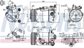 Nissens 890601 - COMPRESOR BMW 1 F20-F21 (11-)116 D