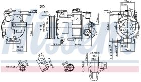 Nissens 890620 - COMPRESOR AUDI A 6/S 6(C7)(11-)2.0