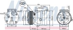 Nissens 89063 - COMPR RENAULT MEGANE/SCENIC/MASTER/TRAFIC OPEL VIVARO