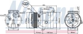 Nissens 89063 - COMPR RENAULT MEGANE/SCENIC/MASTER/TRAFIC OPEL VIVARO