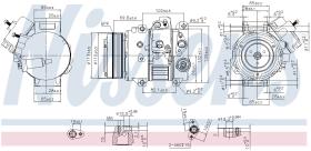 Nissens 890631 - COMPRESOR LEXUS IS-F(USE20)(08-)460