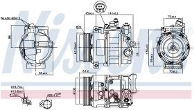 Nissens 890634 - COMPRESOR MERCEDES SPRINTER CLASSIC