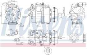 Nissens 890637 - COMPR VW TOUAREG/PHAETON V10/TRANSPORTER V/MULTIVAN