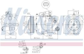 Nissens 890642 - COMPRESOR HYUNDAI IX35(LM)(09-)2.0