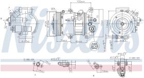 Nissens 890650 - COMPRESOR TOYOTA AURIS(E18#)(12-)1.