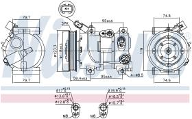 Nissens 890652 - COMPRESOR KIA RIO III(UB)(11-)1.2 I