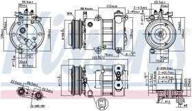 Nissens 890664 - COMPRESOR FORD FOCUS III(CB8.CEW)(1