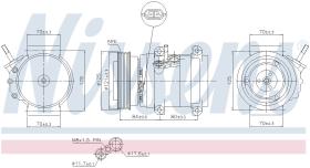 Nissens 890679 - COMPRESOR OPEL ANTARA(06-)2.0 CDTI