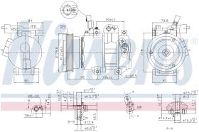 Nissens 890684 - COMPRESOR HYUNDAI I20 (PB)(09-)1.4