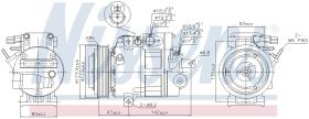 Nissens 890685 - COMPRESOR HYUNDAI SANTA FE(CM)(06-)