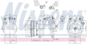 Nissens 890688 - COMPRESOR KIA PICANTO(TA)(11-)1.0 I