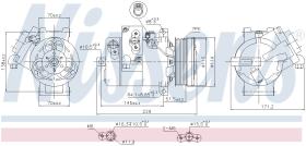 Nissens 890695 - COMPRESOR SUZUKI GRAND VITARA/ESCUD