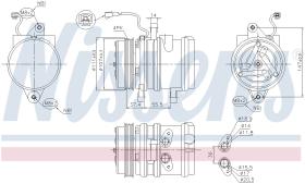 Nissens 890697 - COMPRESOR DAEWOO MATIZ(KLYA)(01-)1.