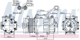 Nissens 890699 - COMPR FORD FIESTA V 1.6 TDCI (11/04>)