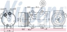 Nissens 89070 - COMPR VOLVO S60/S80/V70/XC70/XC90 (00>)