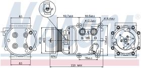 Nissens 89071 - COMPR FORD FOCUS 1.4/1.6/1.8I/ DI-TDDI/FIESTA V