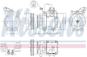 Nissens 890737 - COMPRESOR HYUNDAI GETZ(TB)(02-)1.5