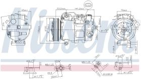 Nissens 890739 - COMPRESOR MERCEDES B-CLASS W 246(11