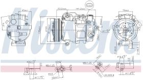 Nissens 890739 - COMPRESOR MERCEDES B-CLASS W 246(11