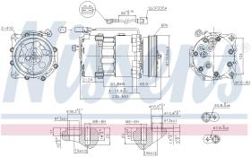 Nissens 890761 - COMPR AUDI A3/VW GOLF IV/BEETLE/SEAT LEON