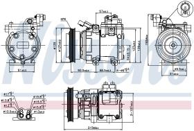 Nissens 89082 - COMPR KIA SPORTAGE/TUCSON (TOMA LATERAL)