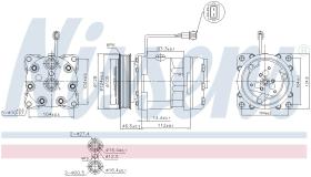 Nissens 89083 - COMPRESOR VOLKSWAGEN TRANSPORTER T4