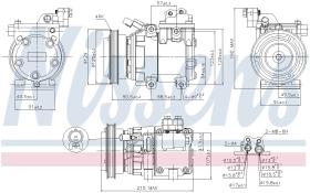 Nissens 89085 - COMPR HYUNDAI COUPE/MATRIX/ELANTRA