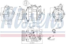 Nissens 89091 - COMPRESOR VOLKSWAGEN TOUAREG(7P)(10